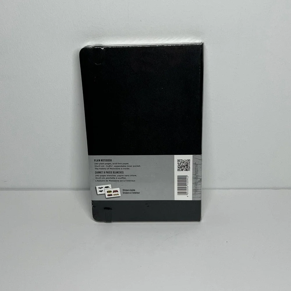 Moleskine Limited Edition Batman Hard Cover Plain Notebook